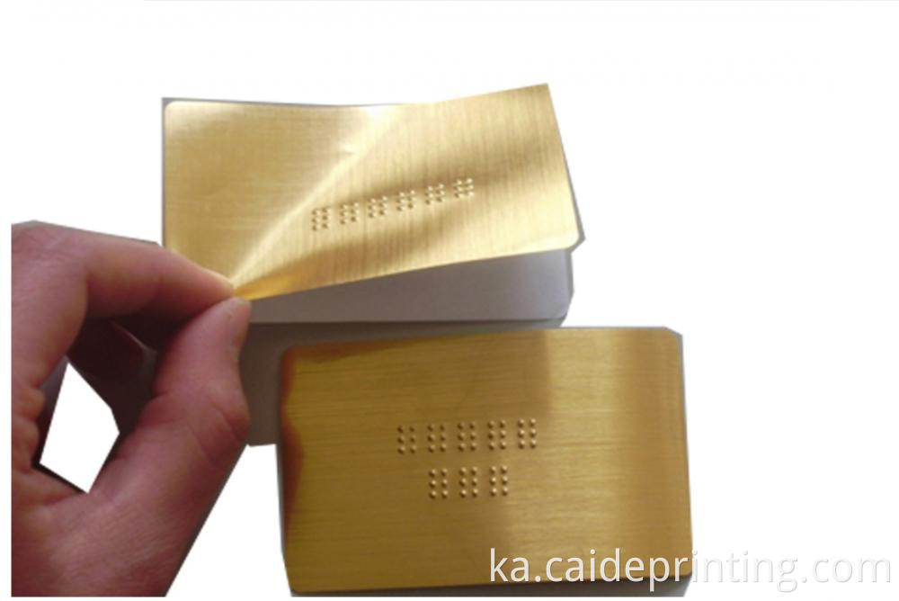 ბრაილის ეტიკეტის სტიკერები braille label stickers